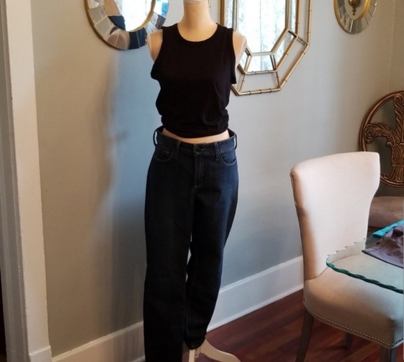 J. Crew Tops - J. Crew black open back tank top size S